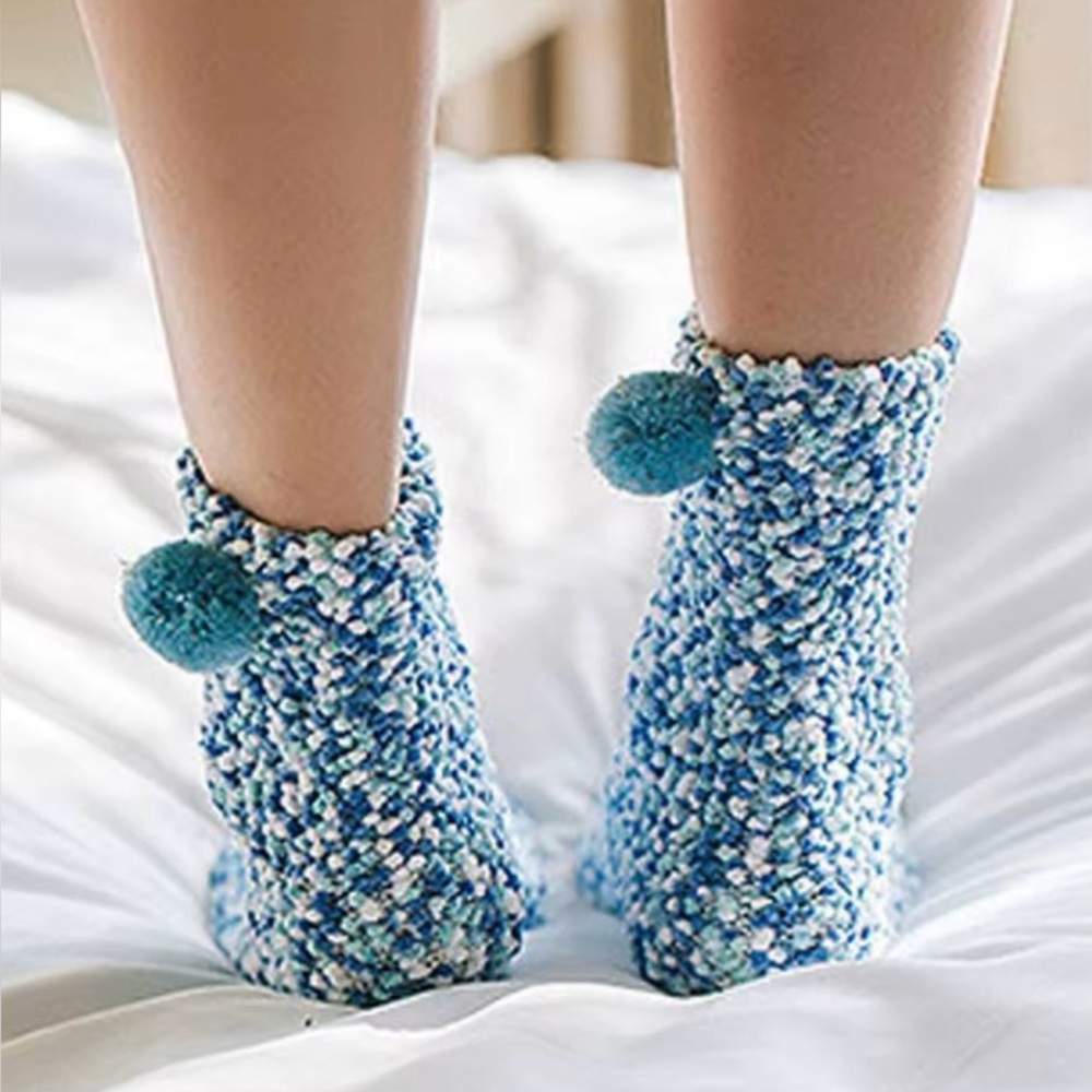Socks with Pom Poms